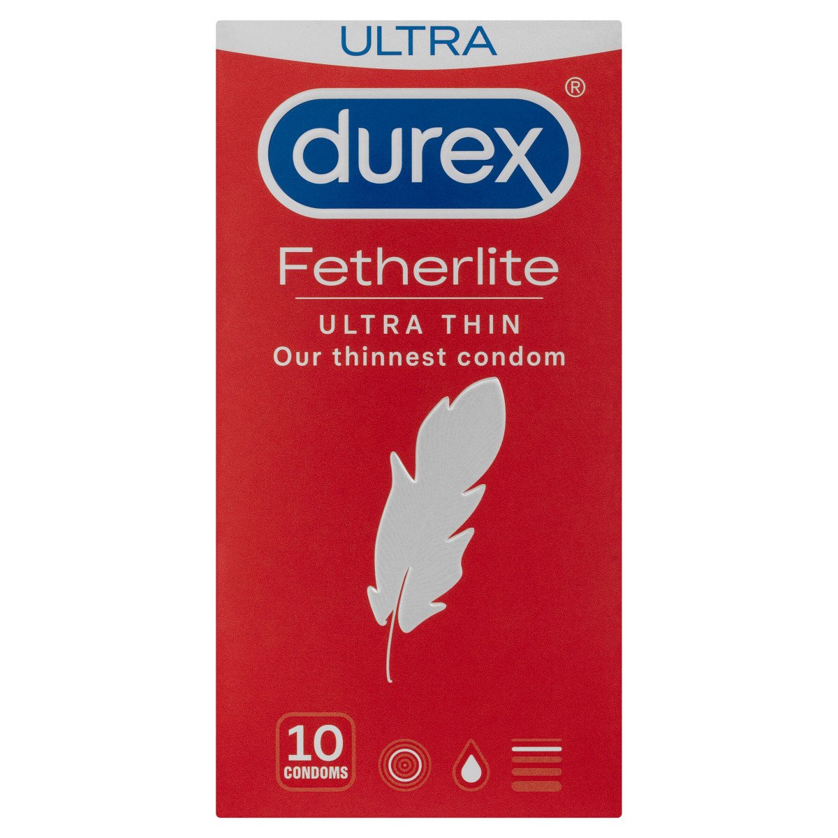 Durex Featherlite Condoms Ultra Thin 10 Pack Chemist Outlet